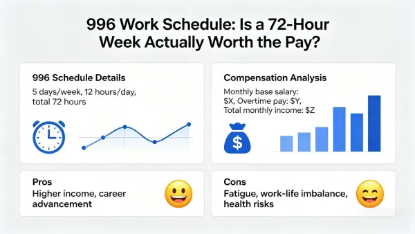 996 Work Schedule: Is a 72-Hour Week Actually Worth the Pay? | Salary Calculator